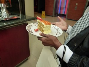 Nothing says happy birthday like carrot cake