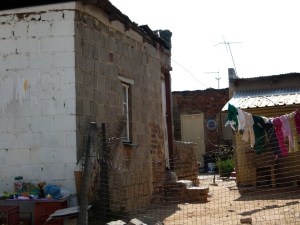 View of Nelson Mandela's former Alexandra Township home