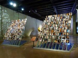 One of the educational exhibits at Maropeng