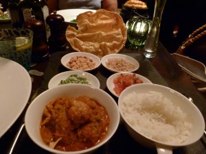 Another dish at Reuben's - a curried chicken Malay-influenced meal